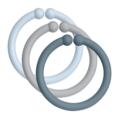 Spielringe “Loops Cloud / Baby Blue / Petrol” 12er Pack