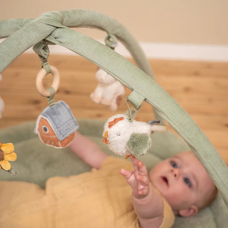 Spielbogen mit Spielmatte und Anhängern "Little Farm"
