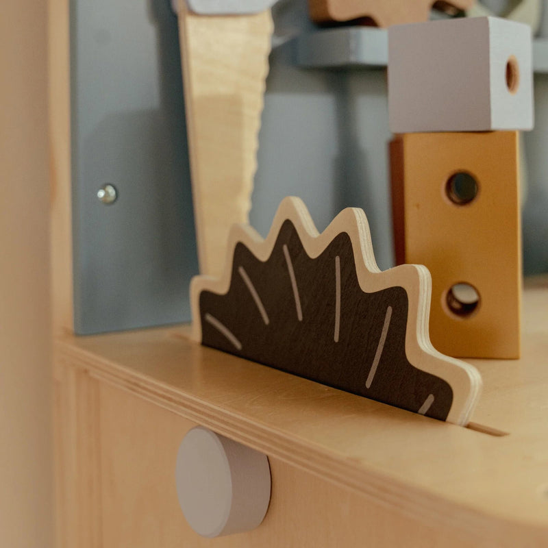 Werkbank mit Zubehör