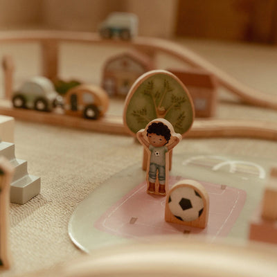 Holz-Eisenbahnset XL