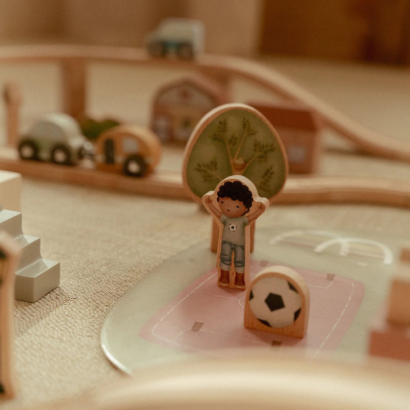 Holz-Eisenbahnset XL