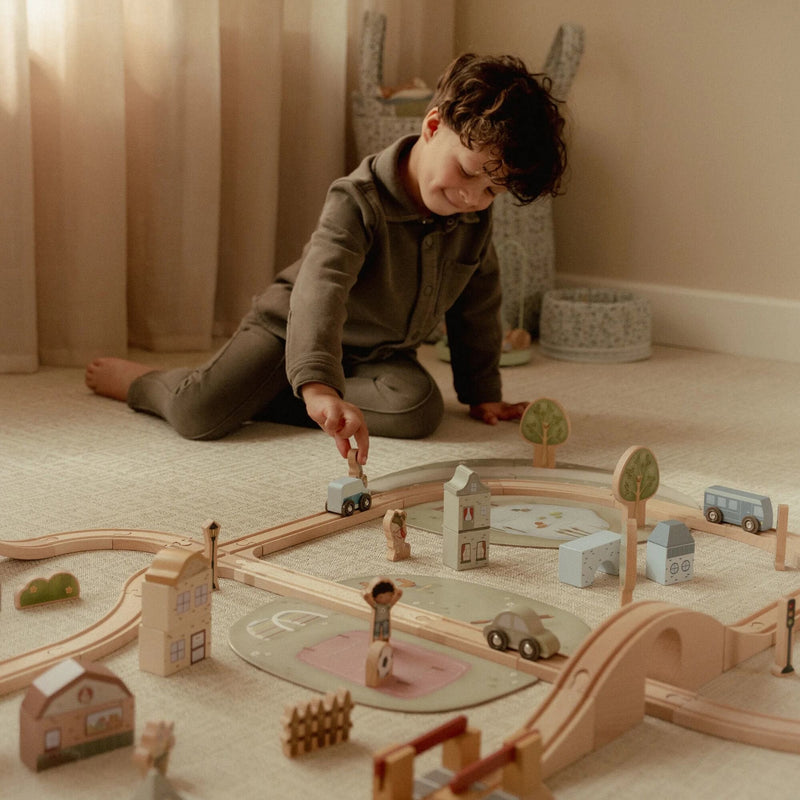 Holz-Eisenbahnset XL