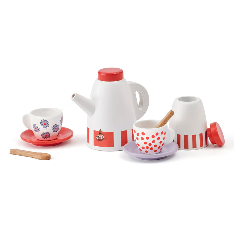 Moomin Kaffee-Tee-Set aus Holz