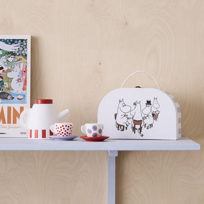 Moomin Kaffee-Tee-Set aus Holz
