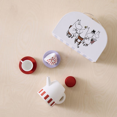 Moomin Kaffee-Tee-Set aus Holz