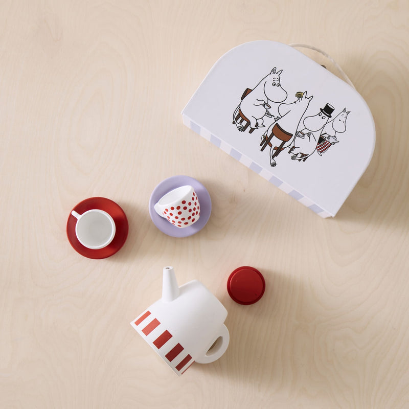 Moomin Kaffee-Tee-Set aus Holz