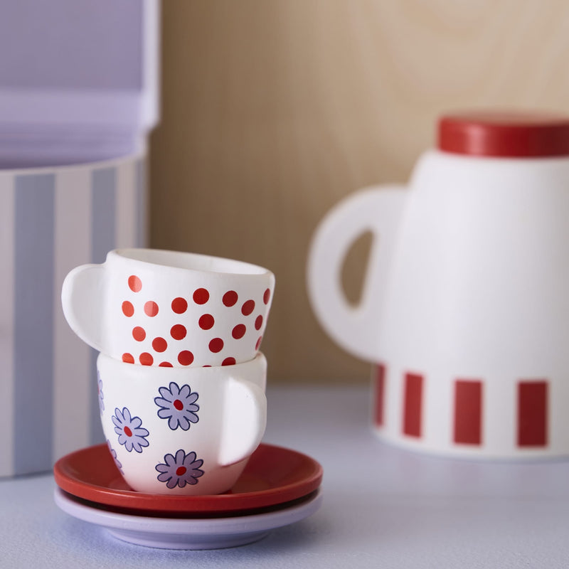 Moomin Kaffee-Tee-Set aus Holz