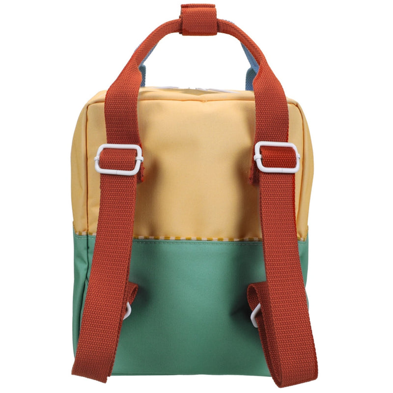 Kleiner Kinderrucksack "Sandy Yellow / Aquatic Green"