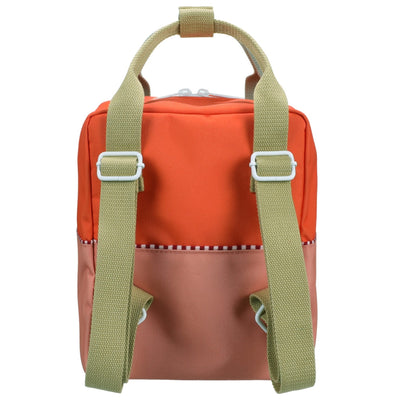 Kleiner Kinderrucksack "Lifebuoy Orange / Coral Pink"