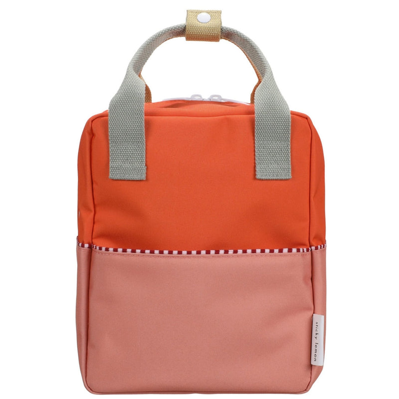Kleiner Kinderrucksack "Lifebuoy Orange / Coral Pink"