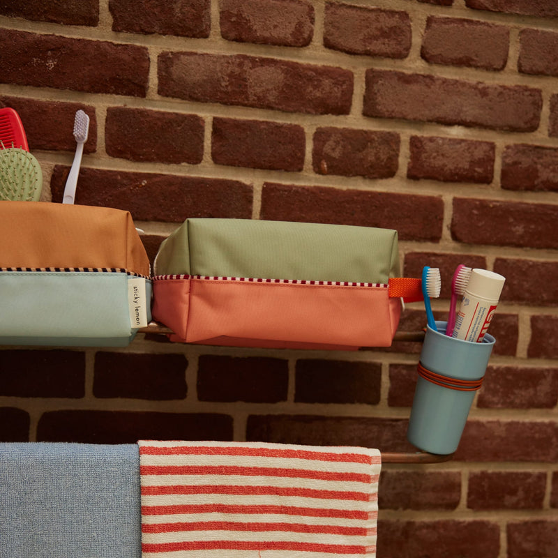 Necessaire "Shark Grey / Coral Pink"