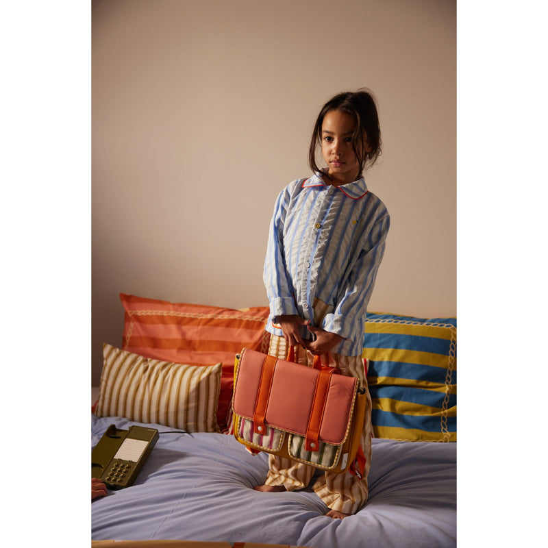 Schulranzen "Coral Pink + Submarine Yellow"