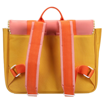 Schulranzen "Coral Pink + Submarine Yellow"