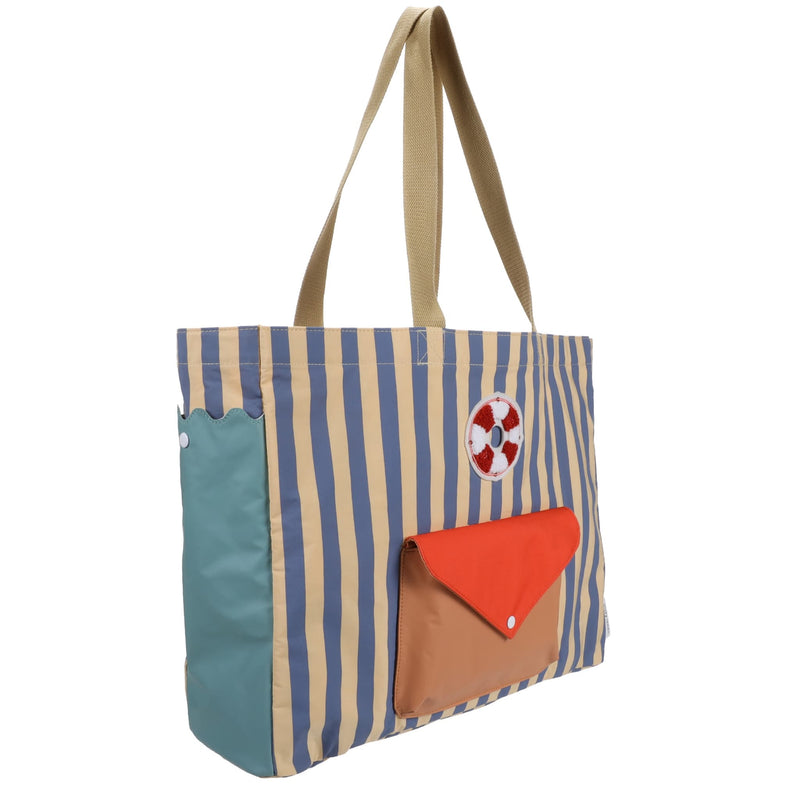 Shopper "Wonders Of The Deep Sea Blue Whale + Sandy Yellow"