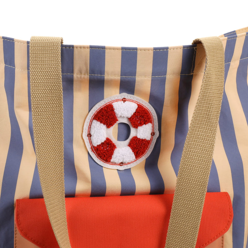 Shopper "Wonders Of The Deep Sea Blue Whale + Sandy Yellow"