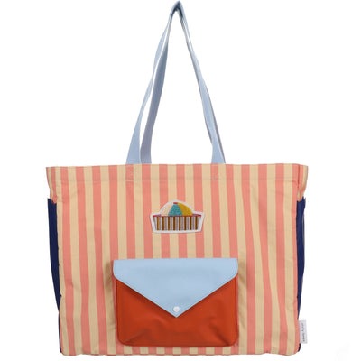 Shopper "Wonders Of The Deep Coral Pink + Sandy Yellow"