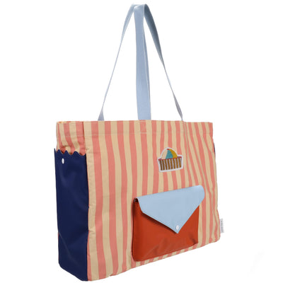 Shopper "Wonders Of The Deep Coral Pink + Sandy Yellow"