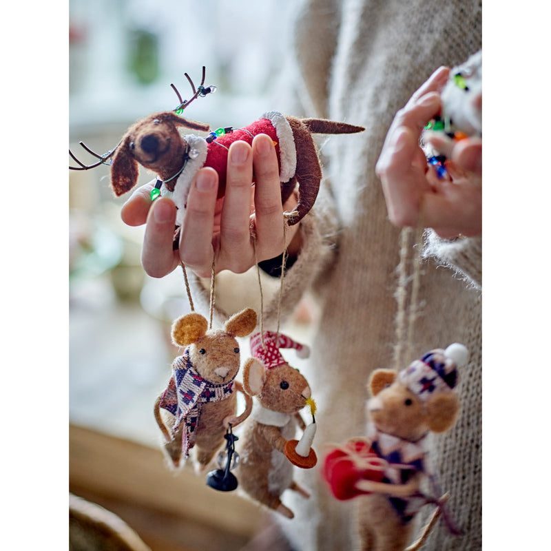 Weihnachtsmäuse “Peo Ornament” 3er Set