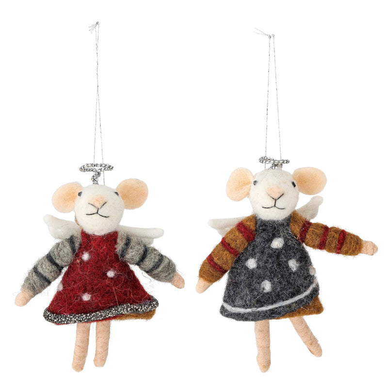 Weihnachtsmäuse “Peo Ornament Red” 2er Set