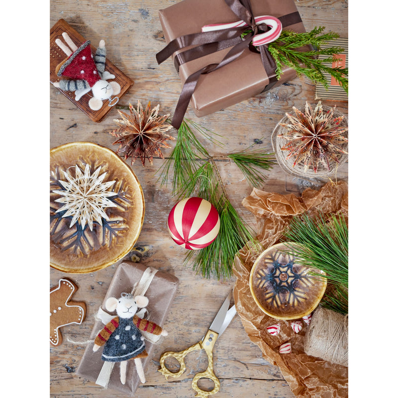 Weihnachtsmäuse “Peo Ornament Red” 2er Set