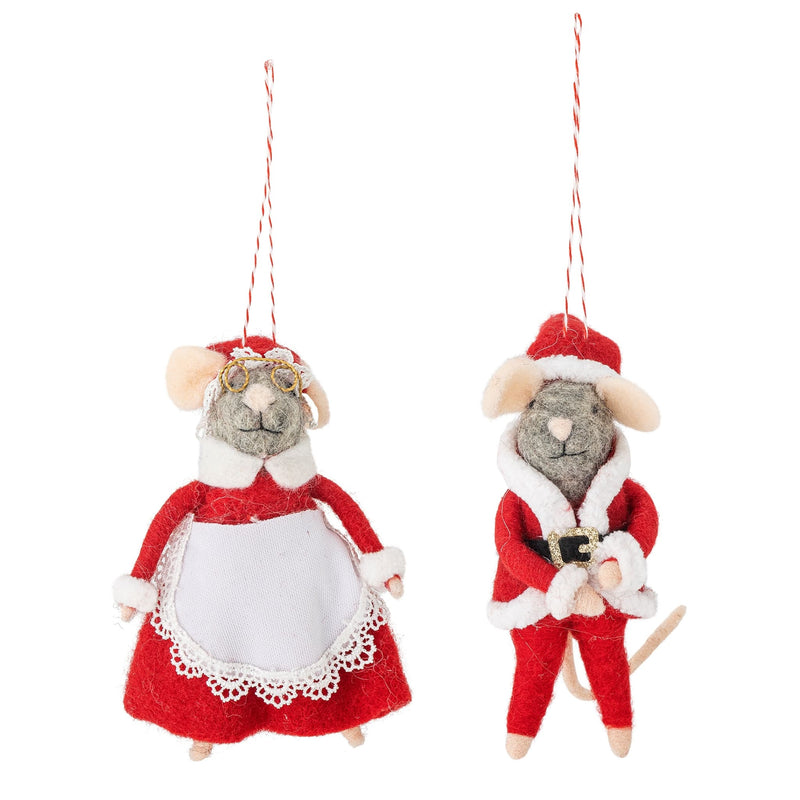 Weihnachtsmäuse “Peo Ornament” 2er Set