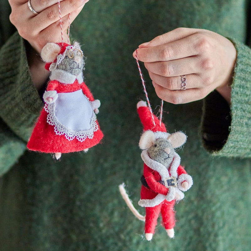 Weihnachtsmäuse “Peo Ornament” 2er Set