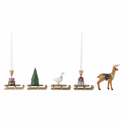 Weihnachtsdekoration mit Schlitten "Dasher"