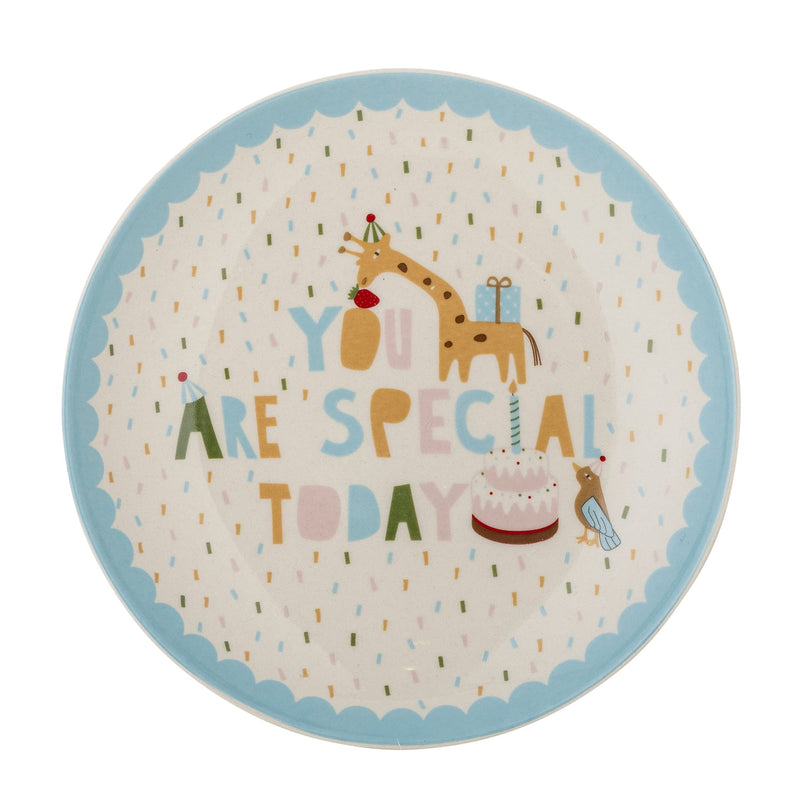 Teller "Celebrate Blau"