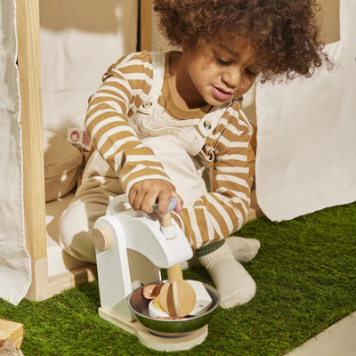 Spiel-Set Mixer “Kid´s Hub” mit Zubehör aus Holz