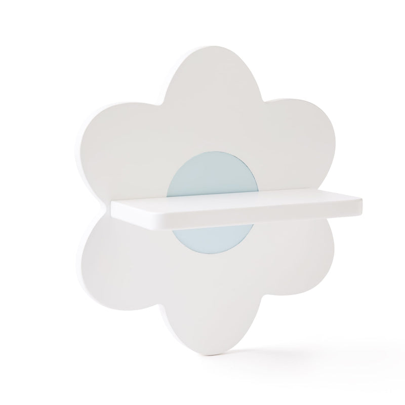 Regalbrett "Blume weiss"