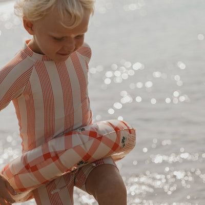 Schwimmring "Gingham Sorrel Red"