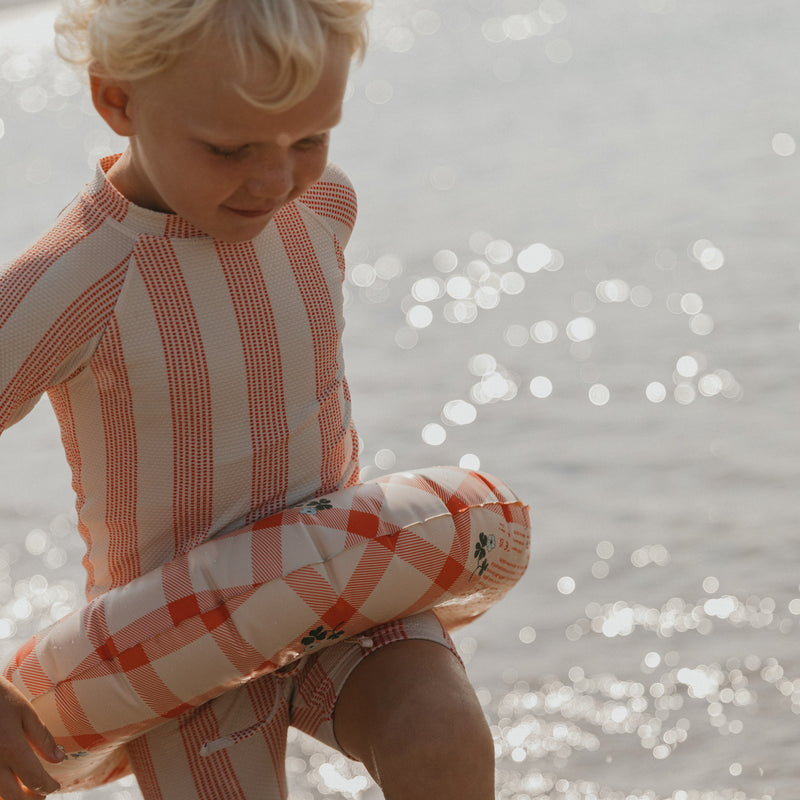 Schwimmring "Gingham Sorrel Red"