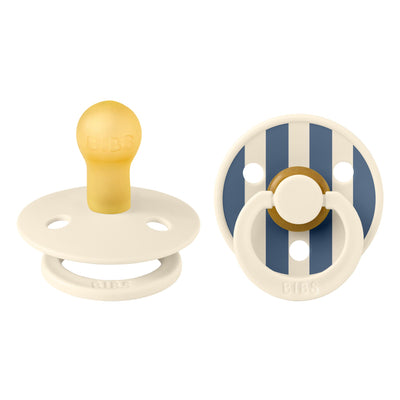 Schnuller “Studio Colour Pin - Ivory Steel Blue Mix” 2er Pack