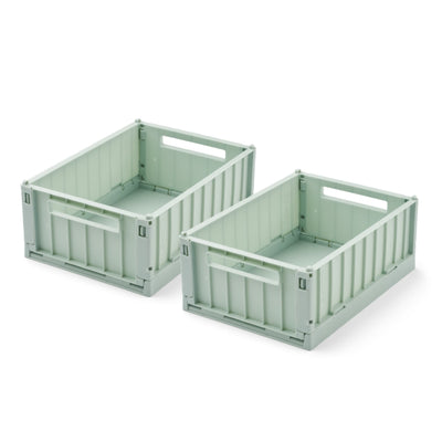 Aufbewahrungskisten “Weston Light Peppermint” S 2er Pack