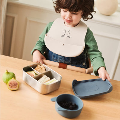 Vesperbox für Kinder “Arthur Mr Bear whale blue“