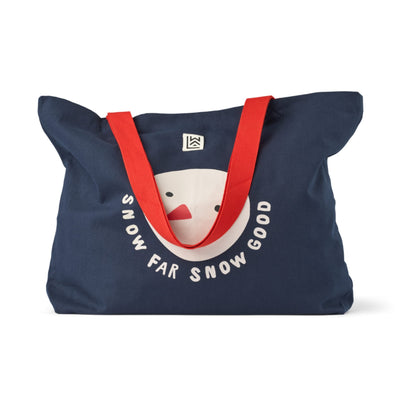 Tragetasche "Snow far snow good / Classic navy"