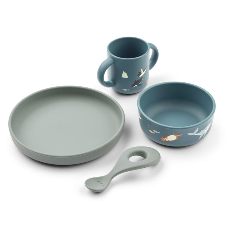 Kinder-Geschirrset “Vivi Arctic Sea / Ocean view"