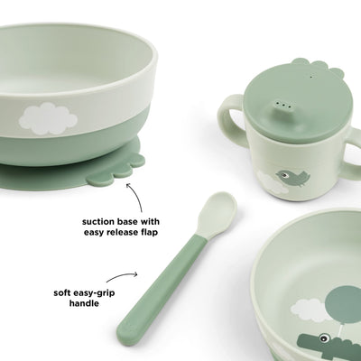 Geschirrset “Foodie Happy Clouds / Green”