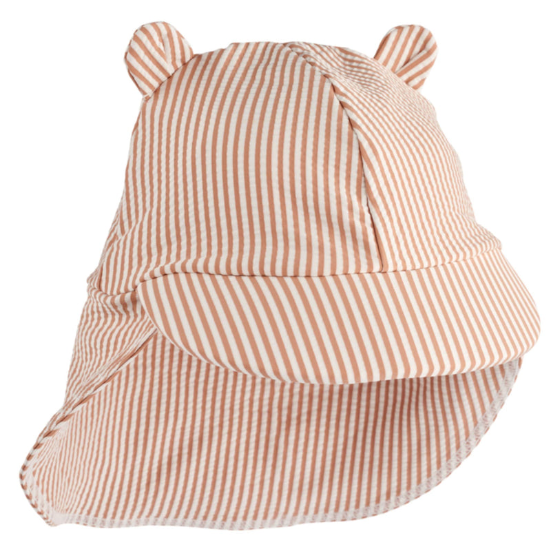Baby-Sonnenhut "Senia Y/D stripe Pale tuscany / Creme de la creme"