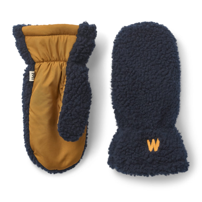 Thermo-Fäustlinge "Grethe Classic navy multi mix"