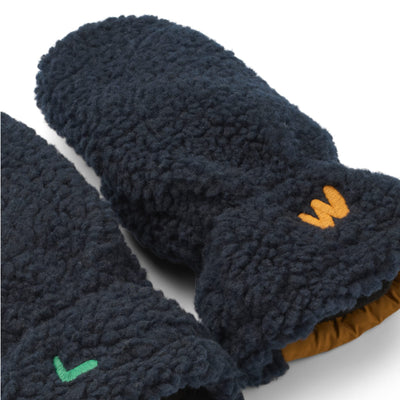 Thermo-Fäustlinge "Grethe Classic navy multi mix"