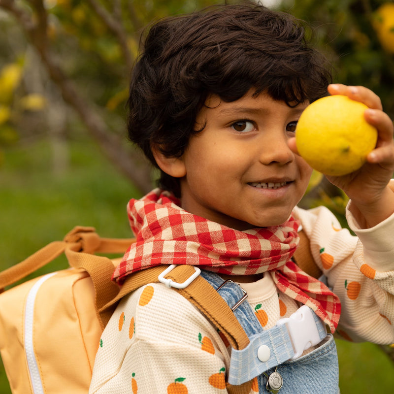 Kleiner Kinderrucksack "Farmhouse Envelope Pear Jam"