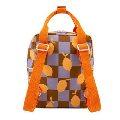 Kleiner Kinderrucksack "Farmhouse Checkerboard Lemon"