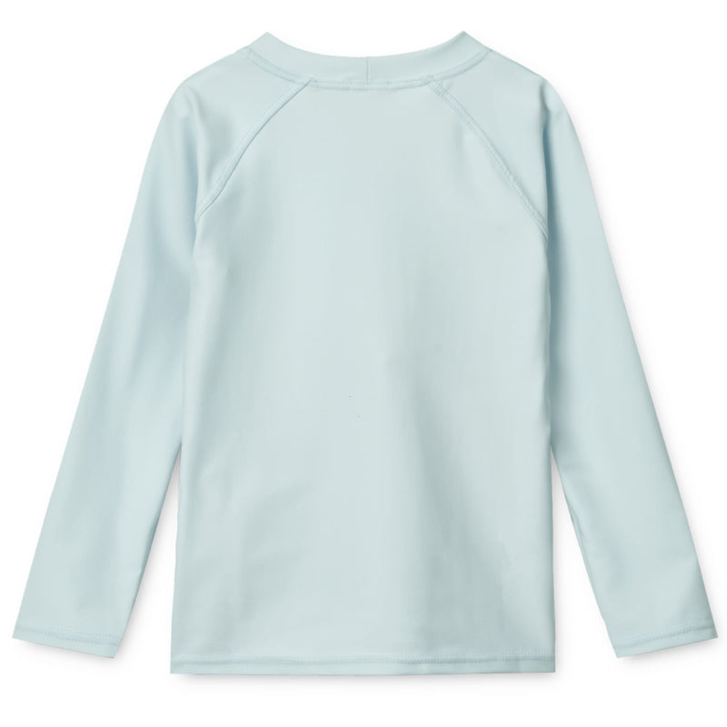 Langärmeliges UV-Badeshirt "Noah It comes in waves / Pure sky"