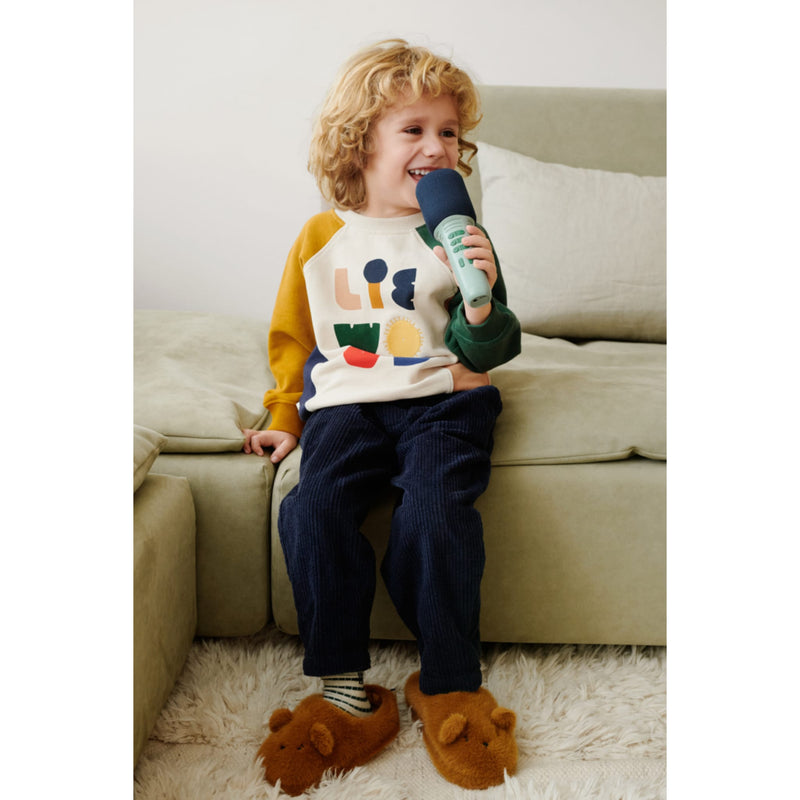 Hausschuhe für Kinder "Aviaja Bear Golden caramel"