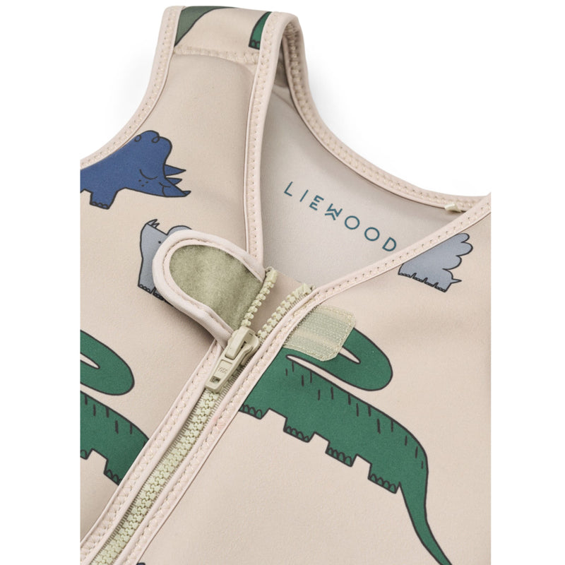 Kinder-Schwimmweste “Dove Dinosaurs / Mist"