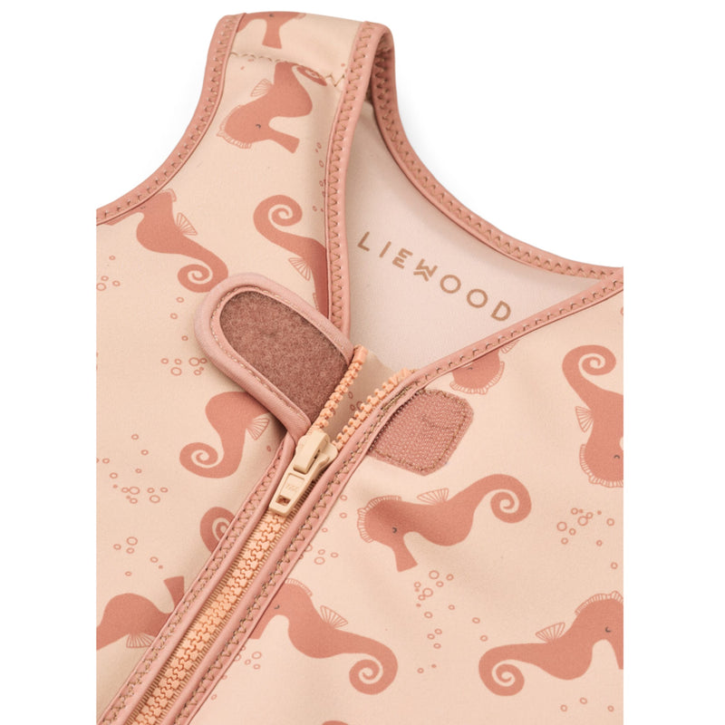 Kinder-Schwimmweste “Dove Seahorse / Apple blossom"