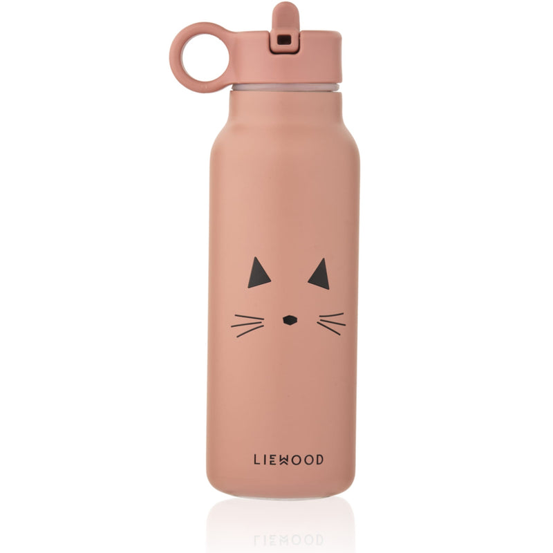 Trinkflasche für Kinder “Falk Cat dark rose” 350 ml