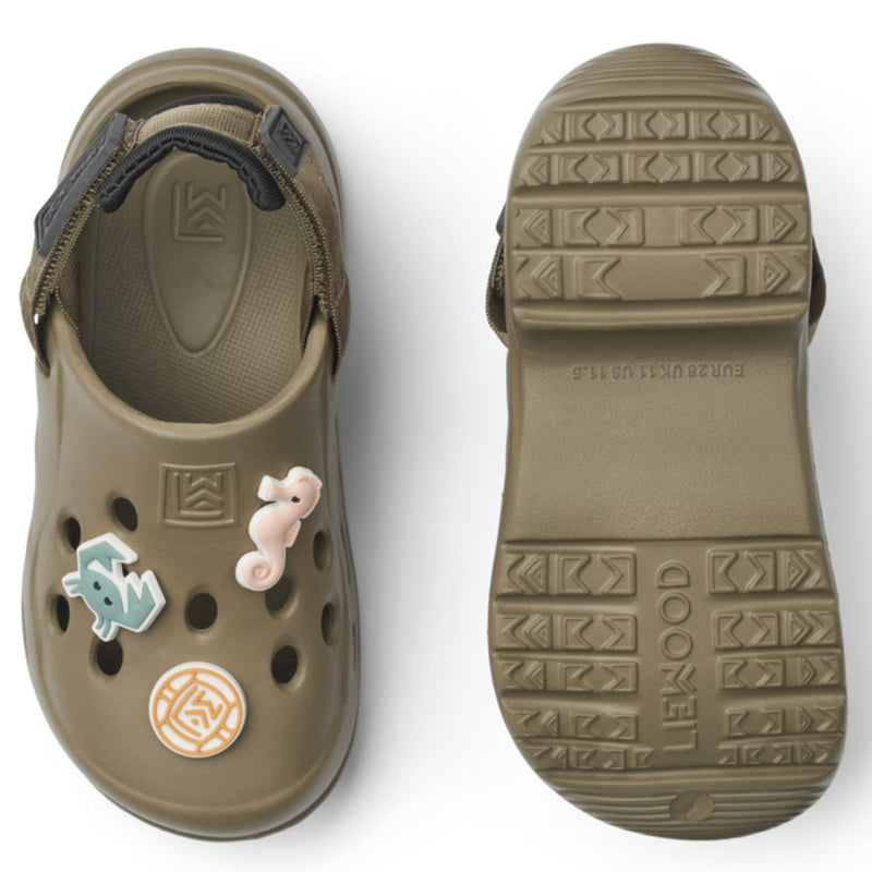 Sommersandalen "Milas Khaki / black"