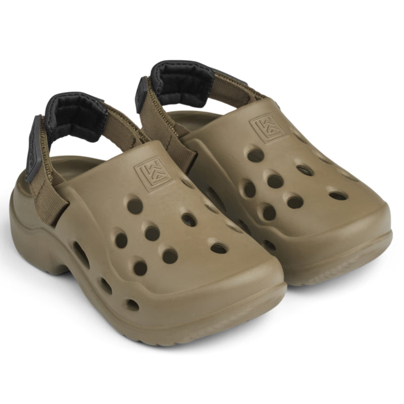 Sommersandalen "Milas Khaki / black"